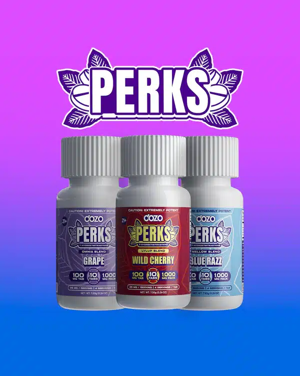 10ct 100mg Dozo PERKS 7-OH