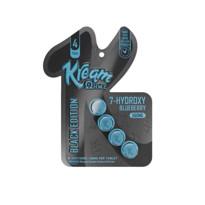Kream Black Edition 7-OH Tablets (560mg - 4 Count)